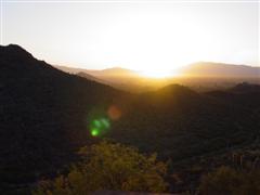 A photo of sunrise from my house